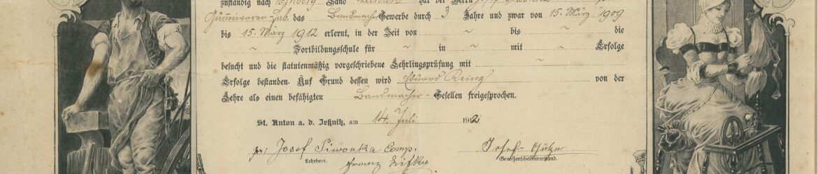 Lehrbrief Pivonka
