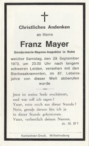 Mayer Franz, 1973